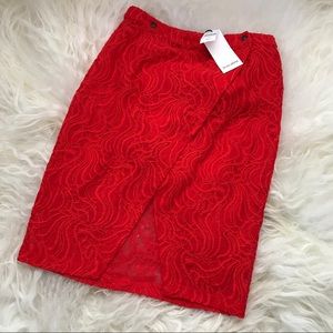 ROSEANNA Textured Mini Skirt